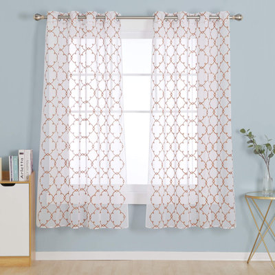 Magee Semi Sheer Curtain Pair