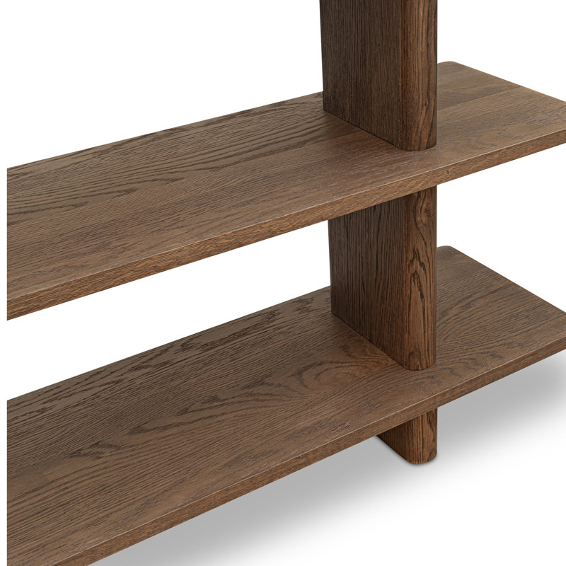 Casey Large Bookcase Dark Brown, Dark Brown