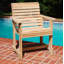 Chaise de patio Mahowny