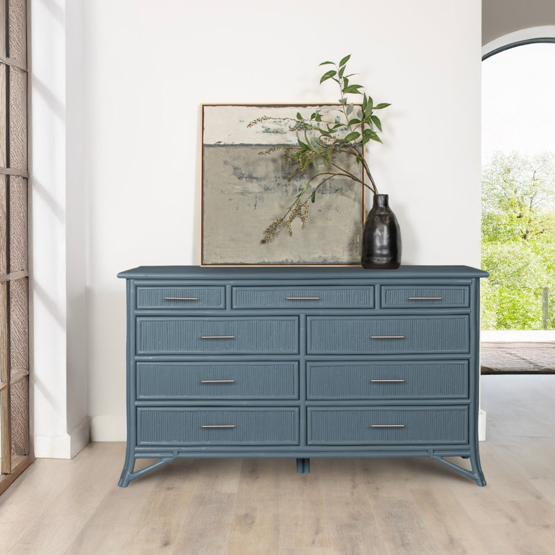 Bermuda 60'' W 9 - Drawer Dresser, Regatta Blue