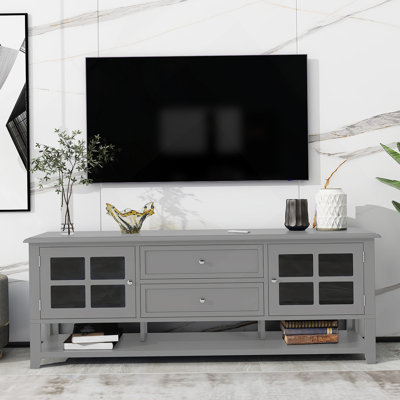 Meuble télé multifonctionnel avec un grand espace de rangement, un centre de divertissement pour organiser des accessoires de télévision, des jeux et plus encore