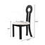 Chaise de salle à manger en bois massif rétro Vintage