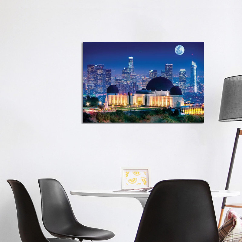 Griffith Park Observatory by Susanne Kremer - Gallery-Wrapped Canvas Giclée on Canvas, Canvas