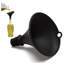 Monkey business stedi silicone funnel for filling bottles, kitchen funnel for water bottle liquid transfer, steady pour hands-free pour tool