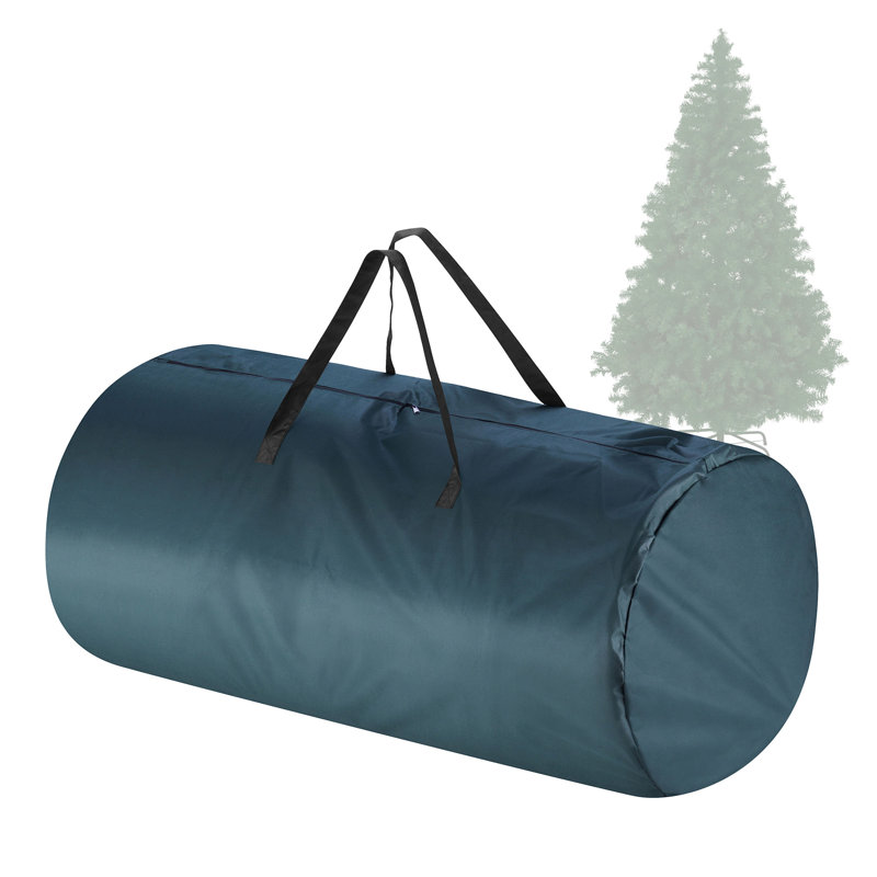 Sac de rangement pour arbre de Noël - sac en toile à fermeture à glissière convenant aux arbres artificiels de 12 pieds - Protège les décorations des Fêtes et les objets gonflables de Tiny Tim Totes