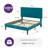 Velvet Upholstered Platform Bed With Adjustable Vertical Channel Tufted Headboard-1843200193-1843200205