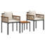  Outdoor Furniture Set With Cushion PE Rattan Seating Patio Arrangement-362438646-362438644