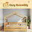 Lit simple en bois avec lit gigogne simple-1228495738
