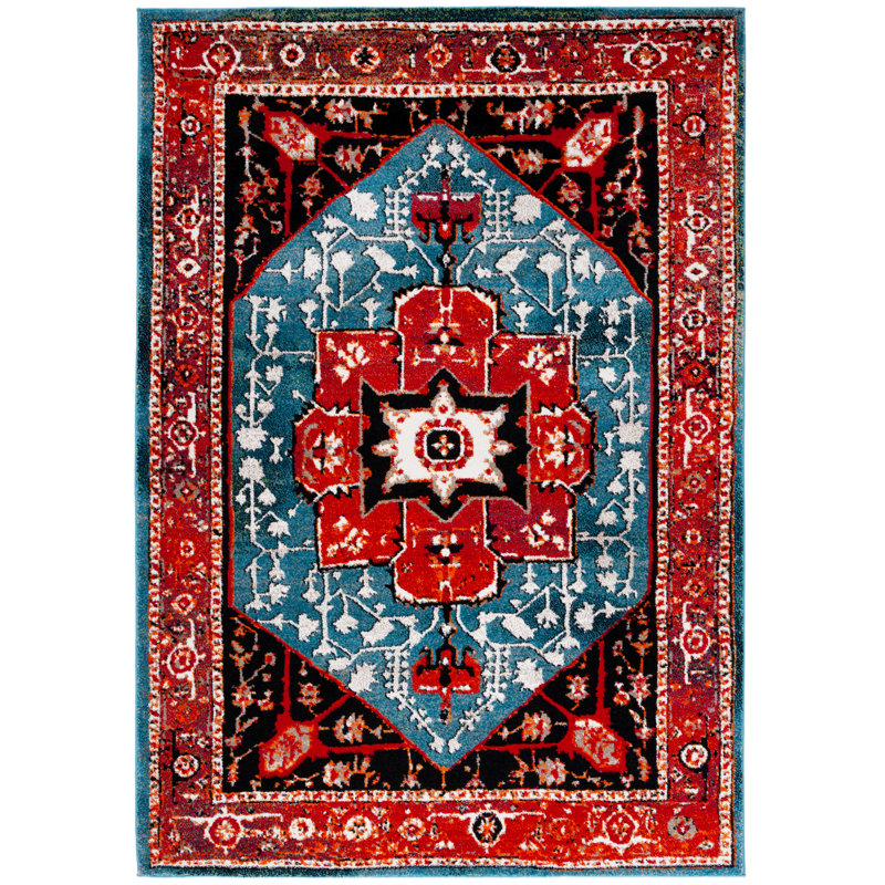 Vintage Hamadan Performance Oriental Rug, Rectangle 5'3" x 7'6"
