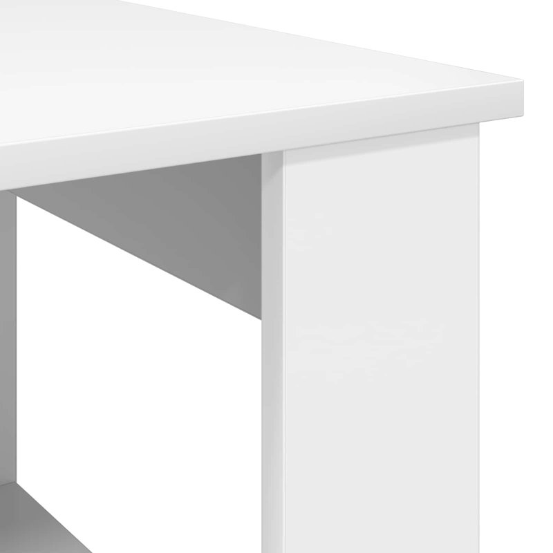 Coffee Table with Storage, 50cm. H x 51cm. L x 50cm. W, White