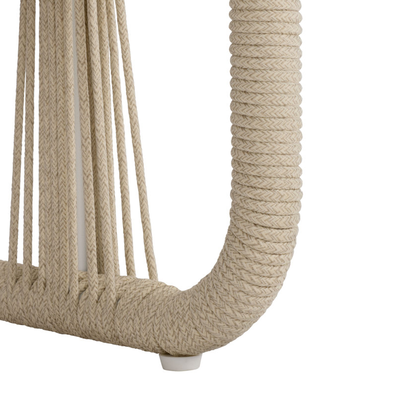 Franklyn Rope And Aluminum Patio Chair, White