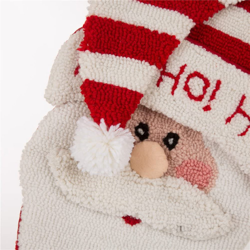 Chaussette de noël père noël ho 3d ho