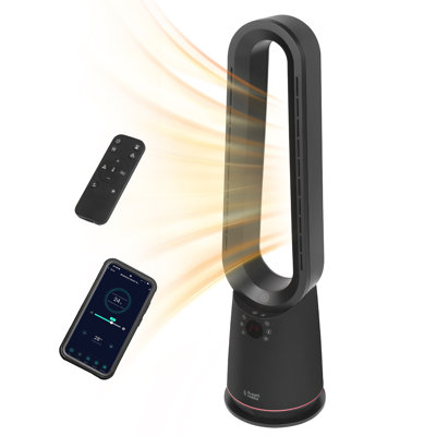 Russell Hobbs® RHBHC2030W-SMT, Smart Wi-Fi Enabled Bladeless Heat and Cool Fan in White