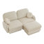 Canapé en L avec assise profonde et repose-pieds amovible-128969657-128969660