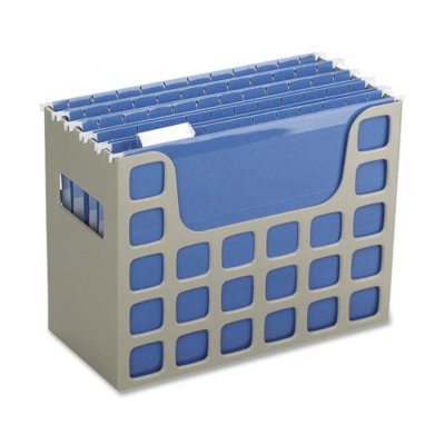 Hanging File Bin, 12-3/16"x6"x9-1/2", Putty