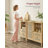 Leclair 31.5" W Manufactured Wood and Rattan Accent Cabinet with Adjustable Shelves -1701353185