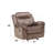 Zubaida Two Tone Chocolate Velvet Glider Recliner-949012010