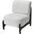 Modern Accent Chair With Solid Wood Base-2018834836