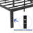 14" Steel Platform Bed, Heavy Duty, Durable Steel Frame, Easy Assembly, No Box Spring Needed-802084263