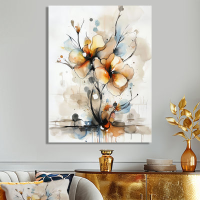 Liquid Form II - Abstract Metal Wall Decor, Liquid Ink Abstract Metal Print