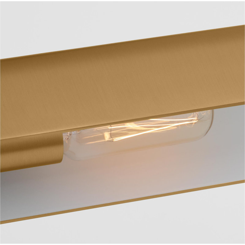 Hull Dimmable Picture Light, 7.75" H x 24" W x 9.13" D, Brushed Brass