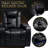 Luxurious Power Recliner Set With Top-Grain Nappa Leather, Fully Adjustable Relaxation, Smart Charging, And Dynamic RGB LED Lighting, Recliner-96050341