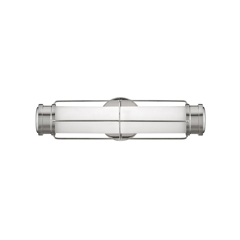 Petite applique DEL Saylor, Nickel poli