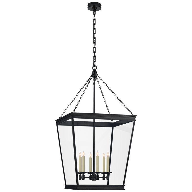 Chapman & Myers Launceton Large Square Lantern, Bronze