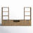 Atilana Manufactured Wood Entertainment Center with Adjustable Shelves