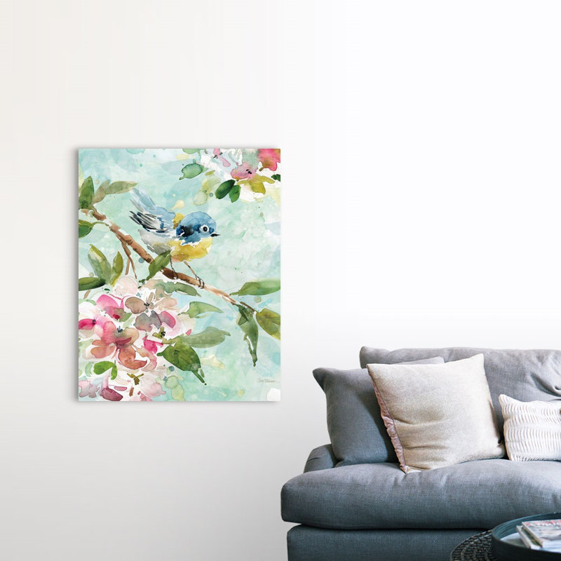 Asbury Garden Song I - reproduction d'art sur toile, H 45 po x l 36 po x P 1,25 po, Toile tendue