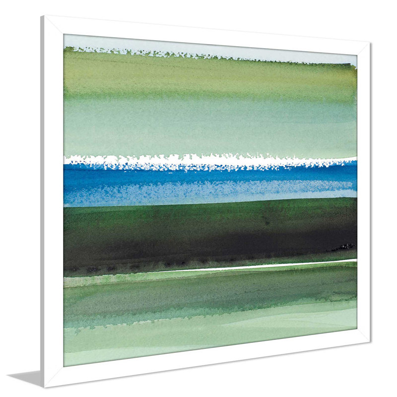 «Morning Pasture Square I» par Lanie Loreth - reproduction de cadre photo, H 25,5 po x l 25,5 po x P 1 po