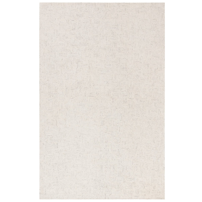 Tapis en laine et en coton touffeté à la main Maebel, Rectangle de 5 pi x 8 pi