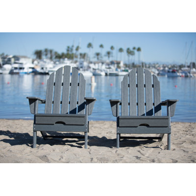 Chaise Adirondack pliante en PEHD Balboa