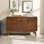 Buffet 47 po x 16 po Mid-Century moderne avec rangement pour la cuisine, le salon, la console