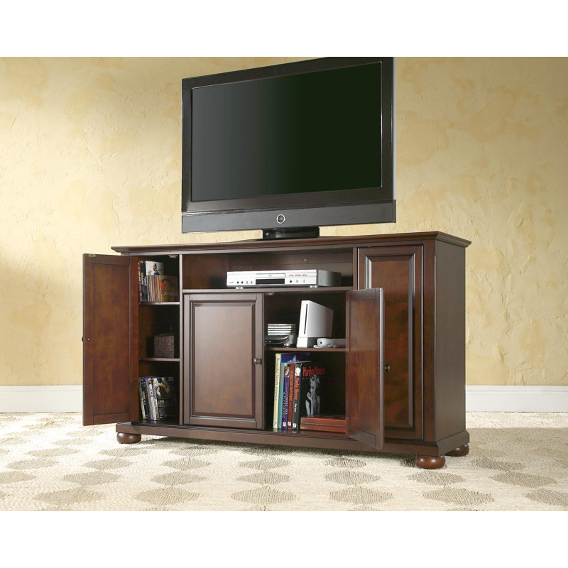 Hedon TV Stand for TVs up to 65", Vintage Mahogany