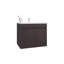 Meuble-lavabo de salle de bain avec lavabo, 2 portes, 2 tablettes (PAS DE ROBINET INCLUS)-1857389869