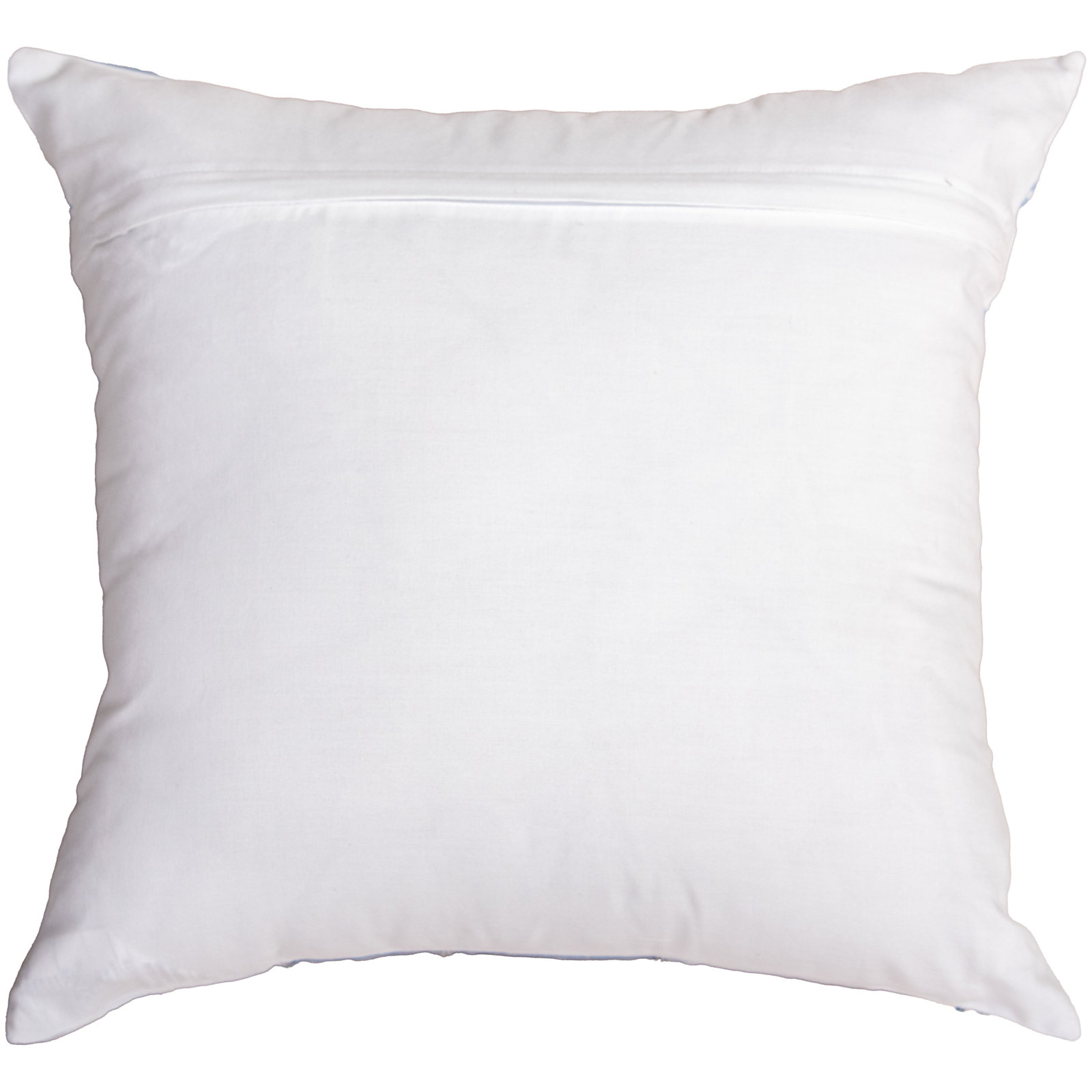 Hendricks 20" x 20" Embroidered Throw Pillow, Blue
