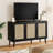 47.2"  3-Door storage Sideboard with Rattan  Doors-46512585