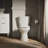 Cimarron 1.28 GPF Water Efficient Round Two-Piece toilet (Seat Not Included)-57909340-101379253
