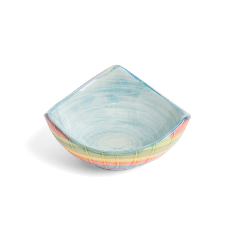 Beachcrest Home Chichaoua Ceramic Chips And Dip Platter