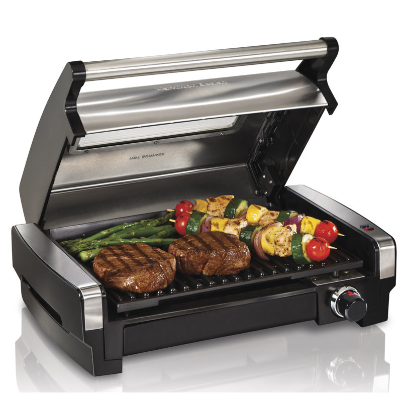 Hamilton Beach Searing Grill with Lid Window