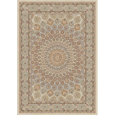 Clemence Oriental Viscose Area Rug