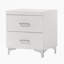 Table de chevet blanche