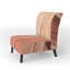 Wave Canyon - Modern Upholstered Slipper Chair