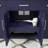 Domel French Gray 48" W x 22" D Single Sink Bathroom Vanity with Built-in Power Outlet & USB, Drawer Organizer, Engineered Stone Top, Undermount Ceramic Sink-126675326-126675329