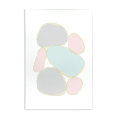 "Pastel Pebble Shapes" par Martina Pavlova