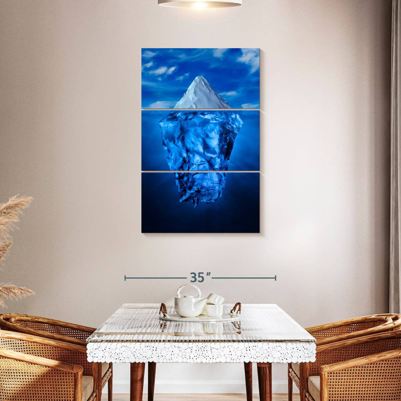 Alvord Iceberg Water Line, 45" H x 28" W