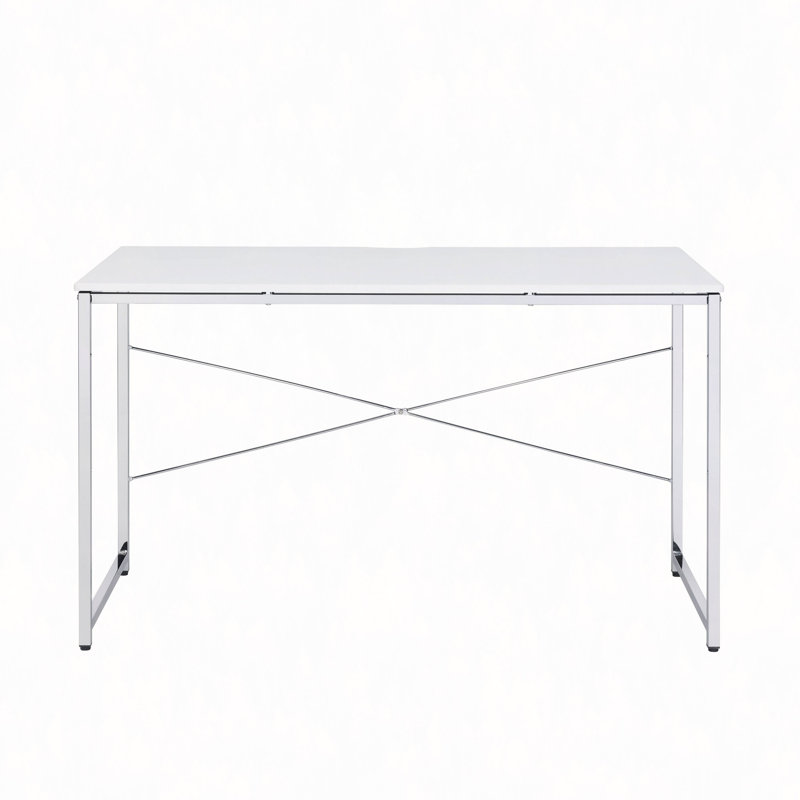 Writing Desk With Sled Base, White