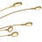 Orion Brass 74" Modern LED 5-Arm Arc Floor Lamp With Metallic Rotating Heads-1219822695