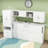 Twin-Size Murphy Bed with Built-in Desk and Storage